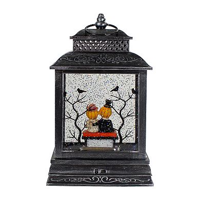 Northlight Light-Up Halloween Snow Globe Lantern Table Decor