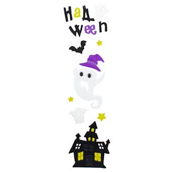Northlight Haunted House Halloween Gel Window Clings
