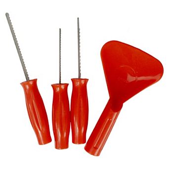 Northlight Pumpkin Carving & Stencil 5 pc Set