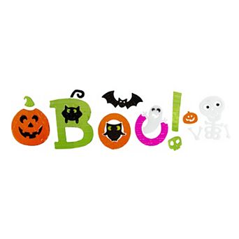 Northlight Boo! Halloween Gel Window Clings