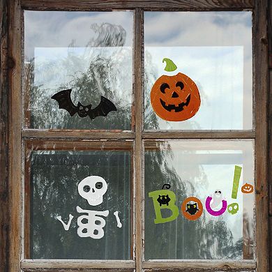 Northlight Boo! Halloween Gel Window Clings
