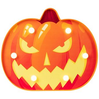 Northlight Light-Up Jack O'Lantern Halloween Marquee Wall Decor