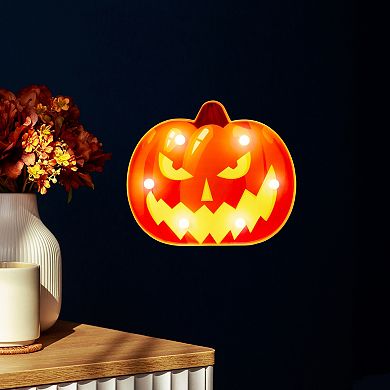 Northlight Light-Up Jack O'Lantern Halloween Marquee Wall Decor