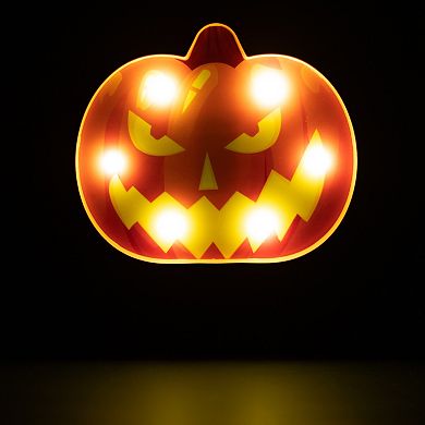 Northlight Light-Up Jack O'Lantern Halloween Marquee Wall Decor
