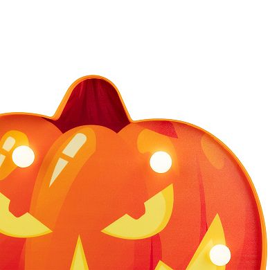 Northlight Light-Up Jack O'Lantern Halloween Marquee Wall Decor
