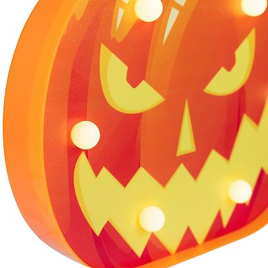 Northlight Light-Up Jack O'Lantern Halloween Marquee Wall Decor