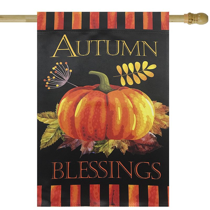 61781661 Northlight Autumn Blessings and Pumpkin Outdoor Ga sku 61781661
