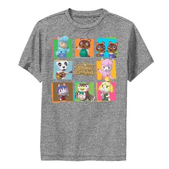 Boys 6-20 Animal Crossing Group Shot Panels Graphic Tee