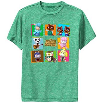 Boys 6-20 Animal Crossing Group Shot Panels Graphic Tee