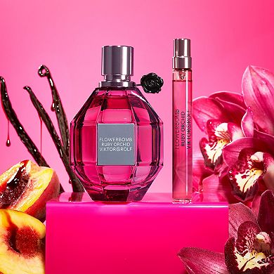 Flowerbomb Ruby Orchid Eau de Parfum Travel Spray with Vanilla & Peach