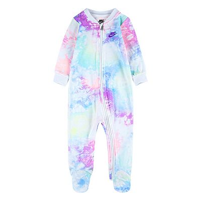 Baby Girl Nike Tie Dye Sleep Play Coverall