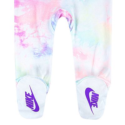 Baby Girl Nike Tie Dye Sleep Play Coverall