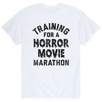 Men's "Training For A Horror Movie Marathon" Tee