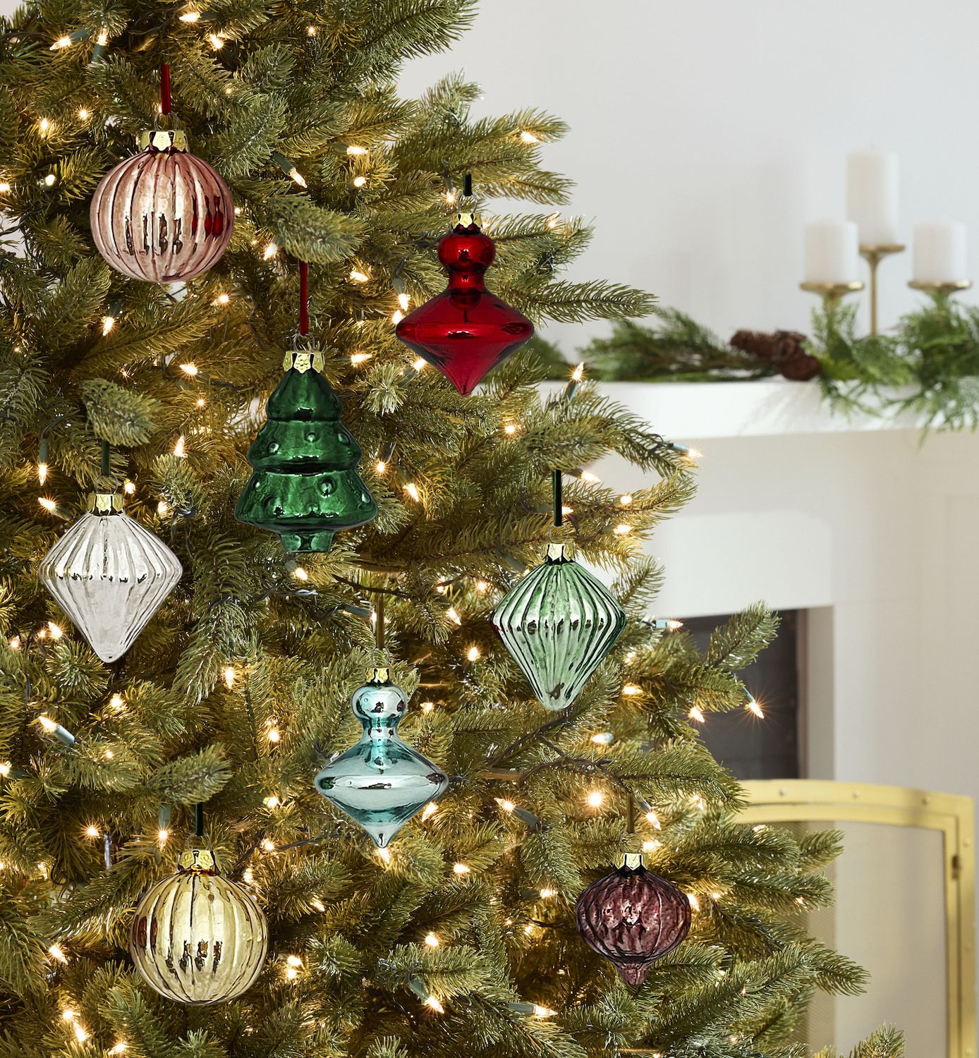 St. Nicholas Square® Set of 8 Vintage Inspired Christmas Ornaments