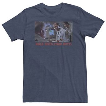 Big & Tall Jurassic Park Doctor Ray Arnold "Hold Onto Your Butts" Photo Tee
