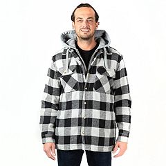 Kohls flannel hoodie sale