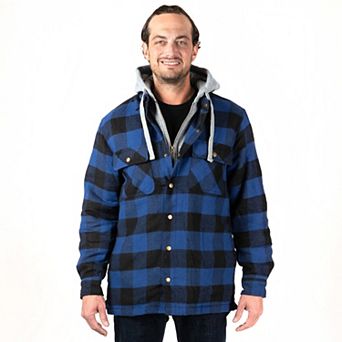Men's Sonoma Goods For Life® Flannel Hooded Shirt Jacket
