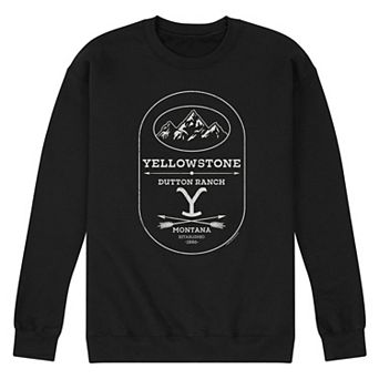 Men's Yellowstone Stone Dutton Fleece Sweatshirt