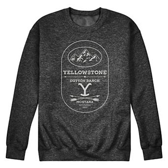 Men's Yellowstone Stone Dutton Fleece Sweatshirt