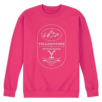 Men's Yellowstone Stone Dutton Fleece Sweatshirt