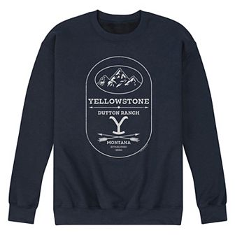 Men's Yellowstone Stone Dutton Fleece Sweatshirt