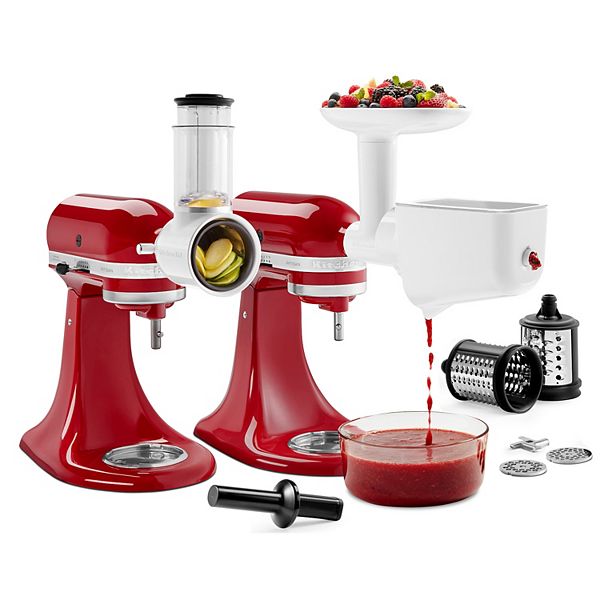 KitchenAid KSM2FPPA Food Grinder + Vegetable/Fruit Strainer +