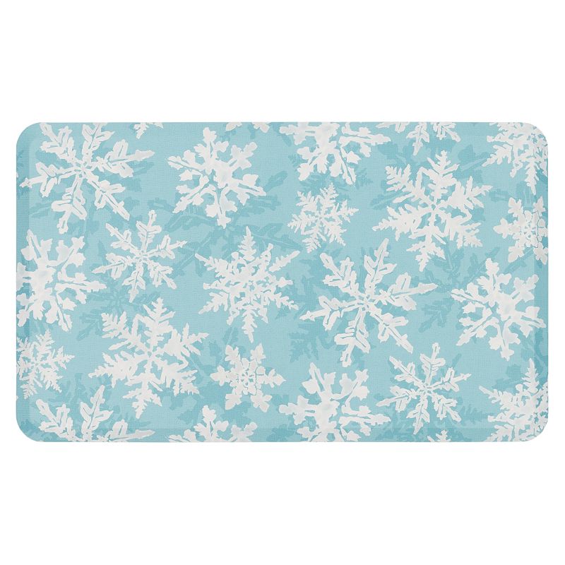 Mohawk Home Snowflakes Cushioned Kitchen Mat, Multicolor, 18X30