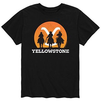 Men's Yellowstone Cowboy Sunset Tee