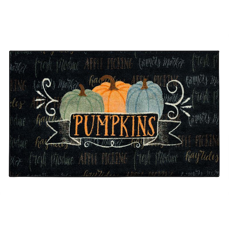 Mohawk Home Pumpkins Rug, Black, 24X40