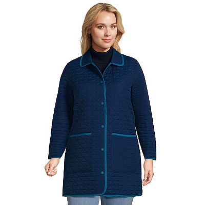 Plus Size Lands End Insulated Primaloft Reversible Coat