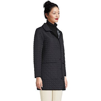 Petite Lands' End Insulated Primaloft Eco Reversible Coat