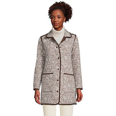 Petite Lands' End Insulated Primaloft Eco Reversible Coat