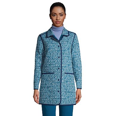 Petite Lands' End Insulated Primaloft Eco Reversible Coat