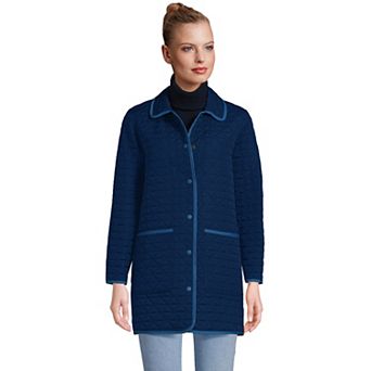 Petite Lands' End Insulated Primaloft Eco Reversible Coat