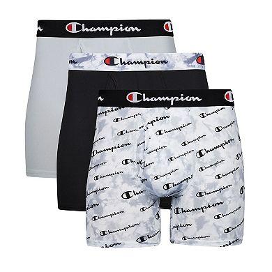 Men's Champion 3-Pack Total Support Pouch Lightweight Stretch Boxer Brief