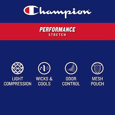 Men's Champion 3-Pack Performance Boxer Brief