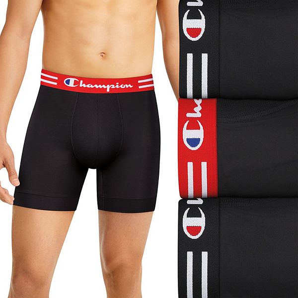 Men's Champion 3Pack Performance Boxer Brief