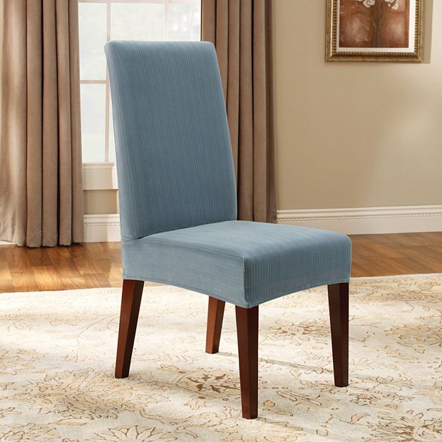 Striped slipcover online chair