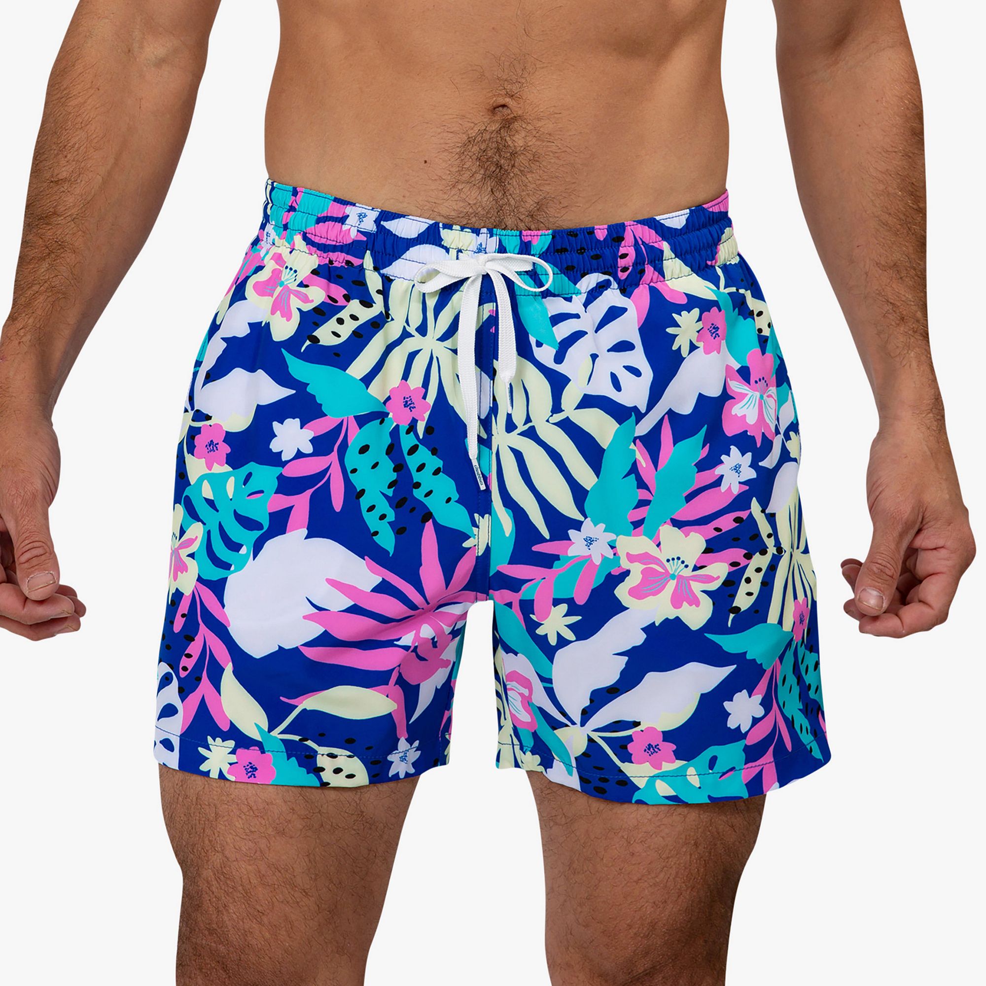 Mens Chubbies 5.5 Swim Trunks, Size: XXL, Dark Blue