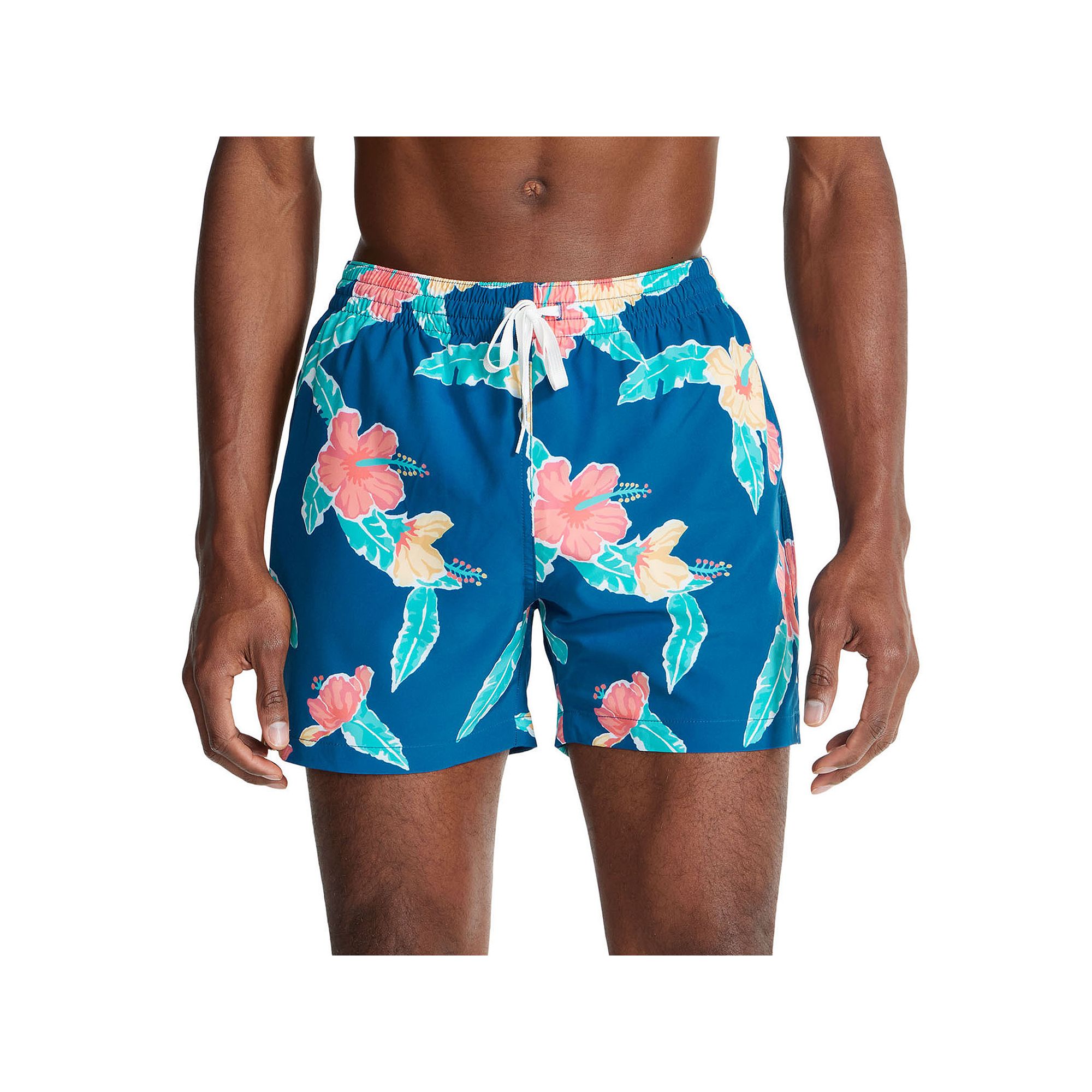 Mens Chubbies 5.5 Swim Trunks, Size: XXL, Floral Reefs