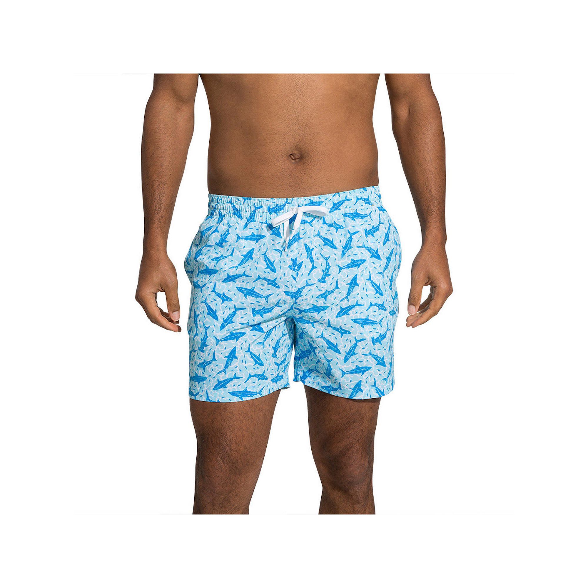 Mens Chubbies 5.5 Swim Trunks, Size: Small, Light Blue