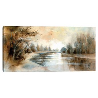 Masterpiece Winding River Canvas Wall Art