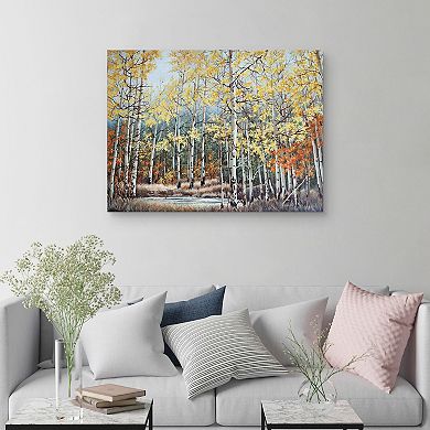 Masterpiece New Aspen Grove Canvas Wall Art