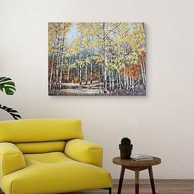 Master Piece New Aspen Grove Canvas Wall Art