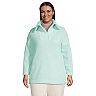 Plus Size Lands' End Cozy Boucle Fleece Sweatshirt