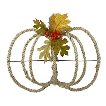 Northlight Rope Pumpkin Wall Decor
