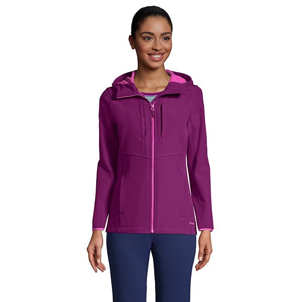 Petite Lands' End Fleece Stretch Softshell Jacket