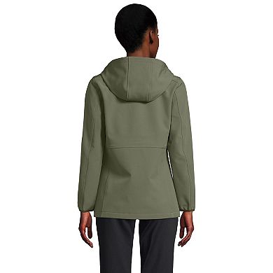 Women's Lands' End Fleece Stretch Softshell Jacket