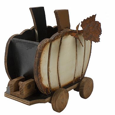 Northlight Harvest Pumpkin Cart Table Decor