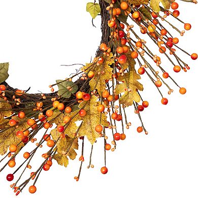 Northlight Artificial Berries Harvest Wreath